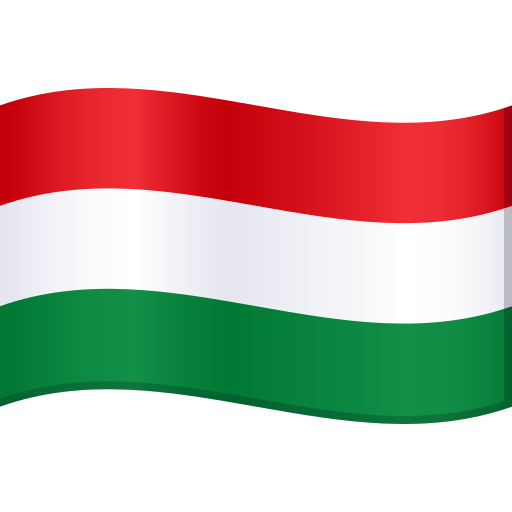 Flag: Hungary as drawn by JoyPixels in 10.0