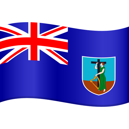 Flag: Montserrat as drawn by JoyPixels in 10.0