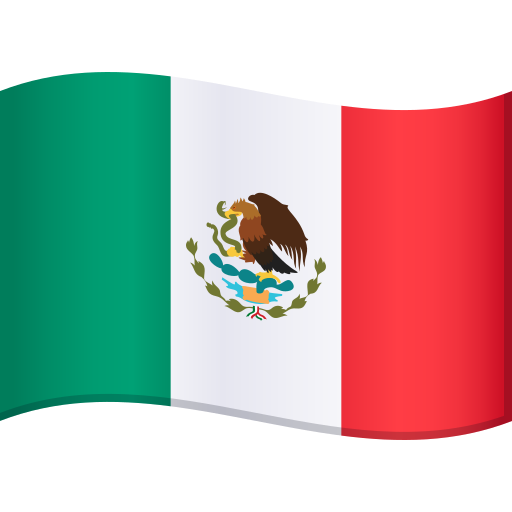 Flag: Mexico as drawn by JoyPixels in 10.0