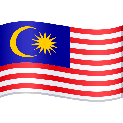 Bandeira: Malásia as drawn by JoyPixels in 10.0