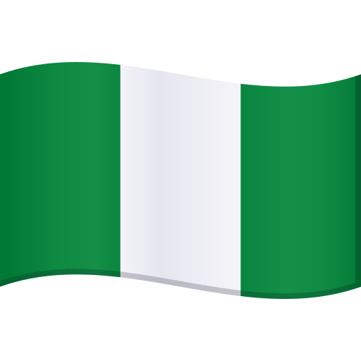 Flag: Nigeria as drawn by JoyPixels in 10.0