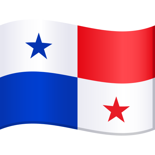 Flag: Panama as drawn by JoyPixels in 10.0