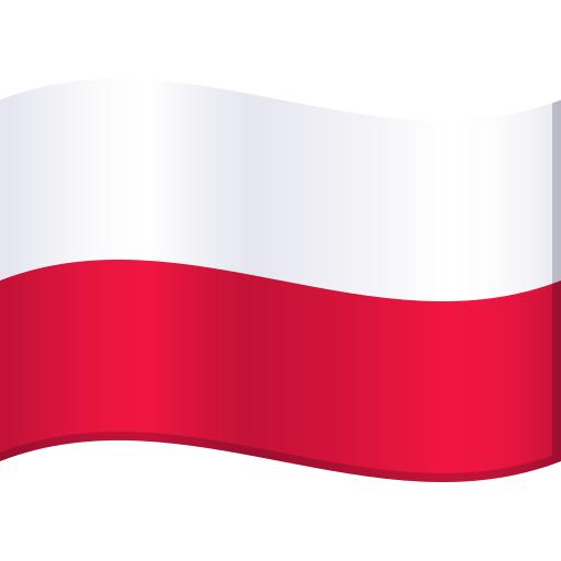 Flag: Poland as drawn by JoyPixels in 10.0