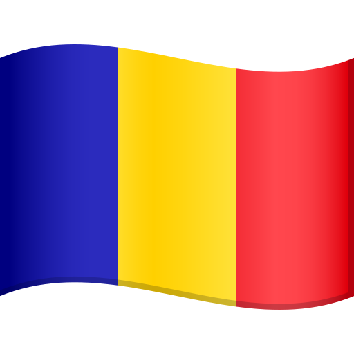 Flag: Romania as drawn by JoyPixels in 10.0