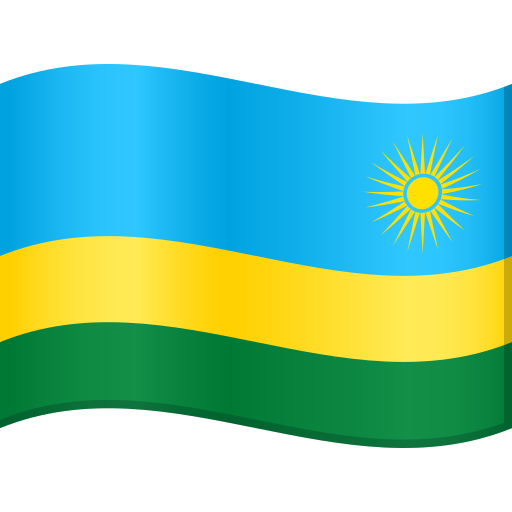 Drapeau : Rwanda as drawn by JoyPixels in 10.0
