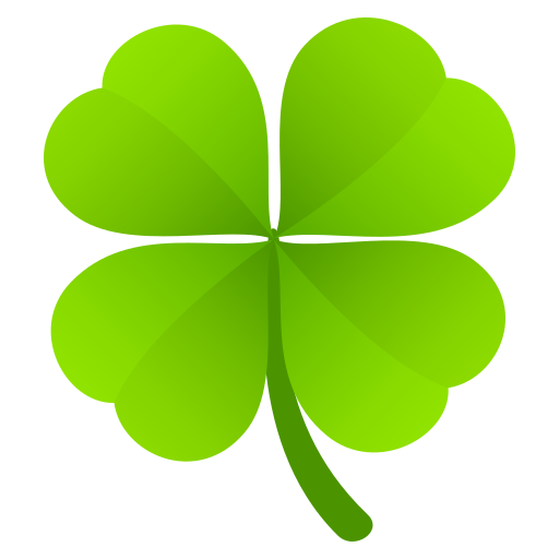 Four Leaf Clover as drawn by JoyPixels in 10.0