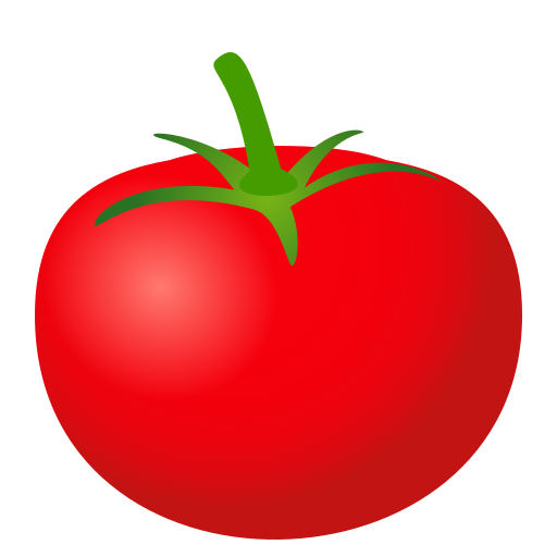 Tomato as drawn by JoyPixels in 10.0