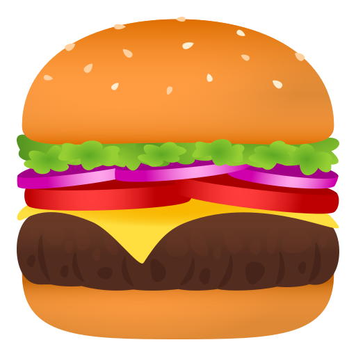 햄버거 as drawn by JoyPixels in 10.0