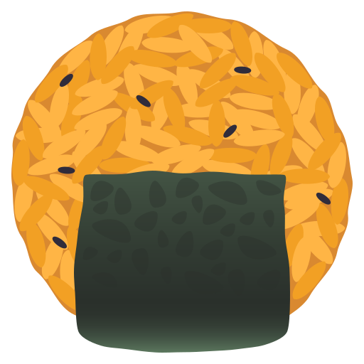 Rice Cracker as drawn by JoyPixels in 10.0