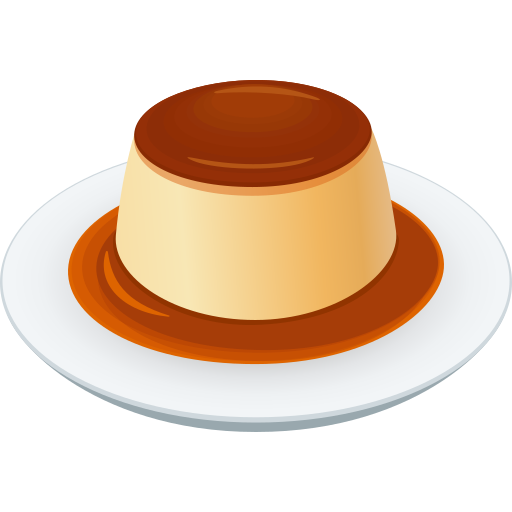 Custard as drawn by JoyPixels in 10.0