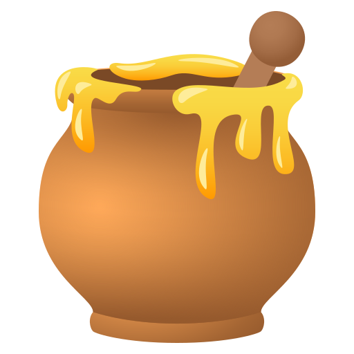 Honey Pot as drawn by JoyPixels in 10.0