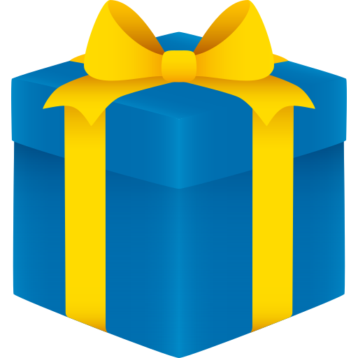 Wrapped Gift as drawn by JoyPixels in 10.0