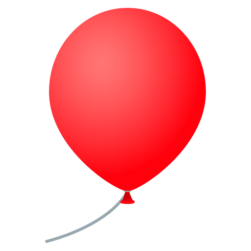 Balloon as drawn by JoyPixels in 10.0