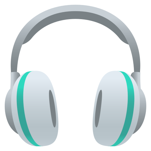 Headphone as drawn by JoyPixels in 10.0