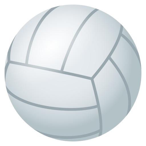 Volleyball as drawn by JoyPixels in 10.0