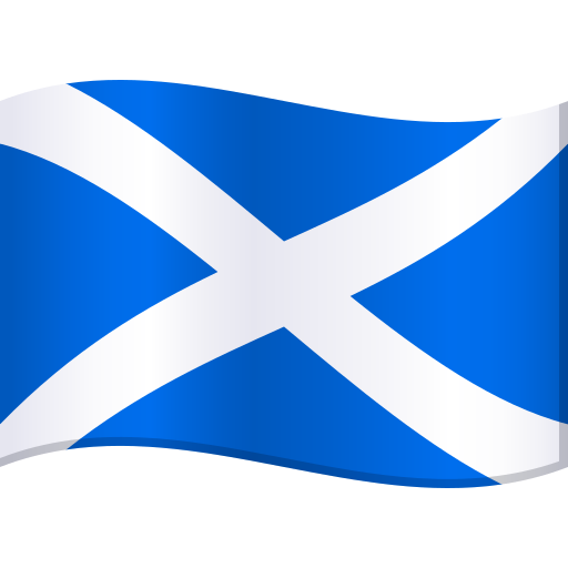 Flag: Scotland as drawn by JoyPixels in 10.0