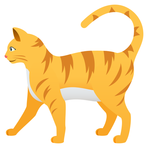 고양이 as drawn by JoyPixels in 10.0