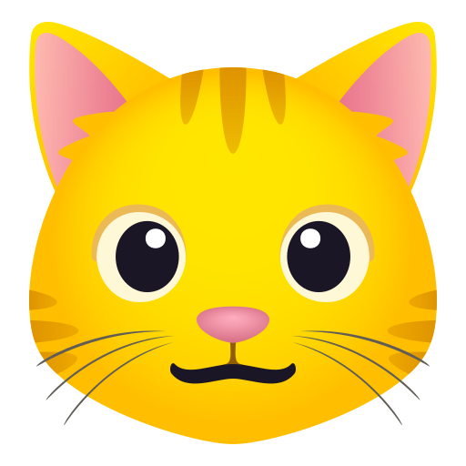 Cat Face as drawn by JoyPixels in 10.0