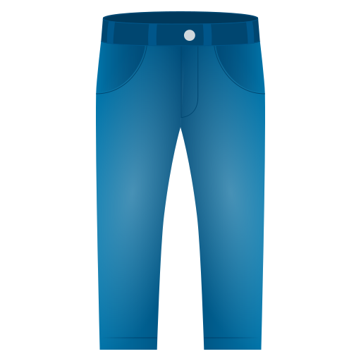 Jeans as drawn by JoyPixels in 10.0