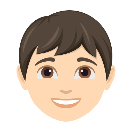 boy: light skin tone — JoyPixels