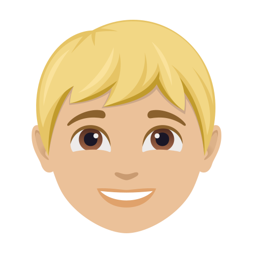 boy: medium-light skin tone — JoyPixels
