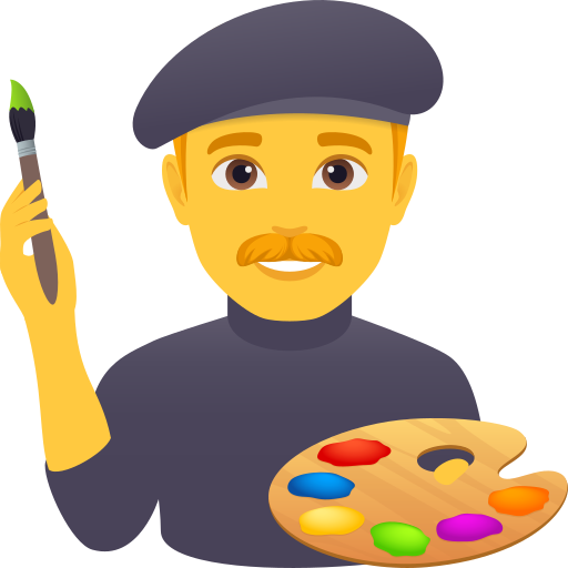 man artist — JoyPixels