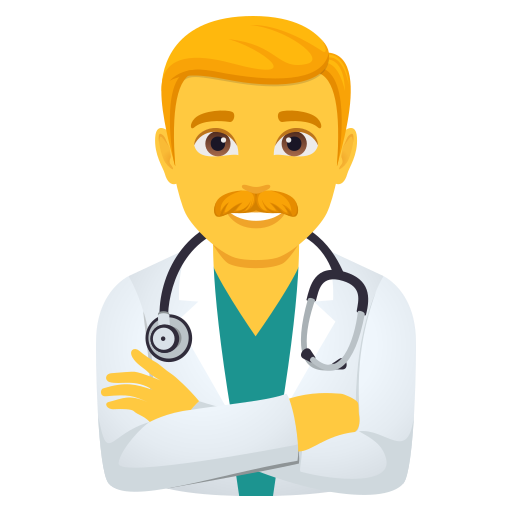man health worker — JoyPixels