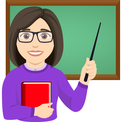 woman teacher: light skin tone — JoyPixels