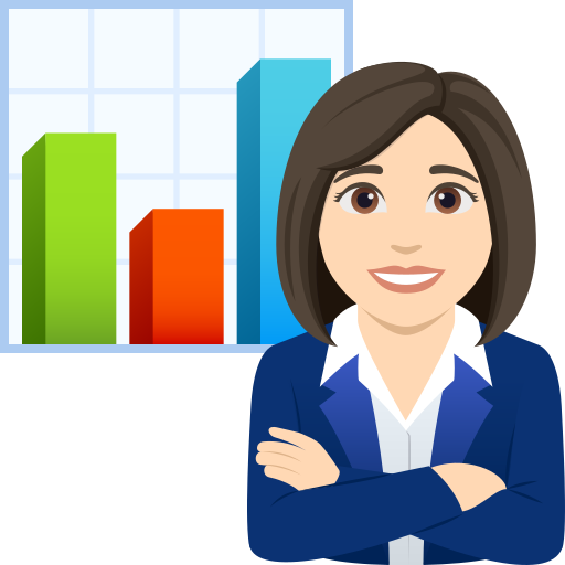 woman office worker: light skin tone — JoyPixels