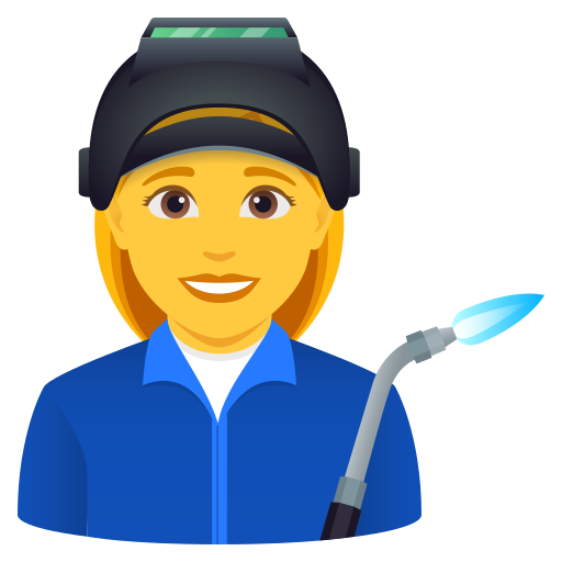 woman factory worker — JoyPixels