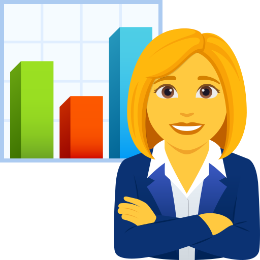 woman office worker — JoyPixels