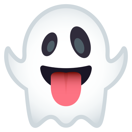 Ghost as drawn by JoyPixels in 10.0