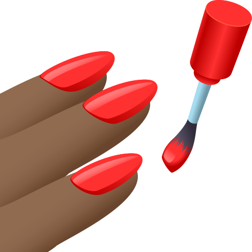 nail polish: medium-dark skin tone — JoyPixels