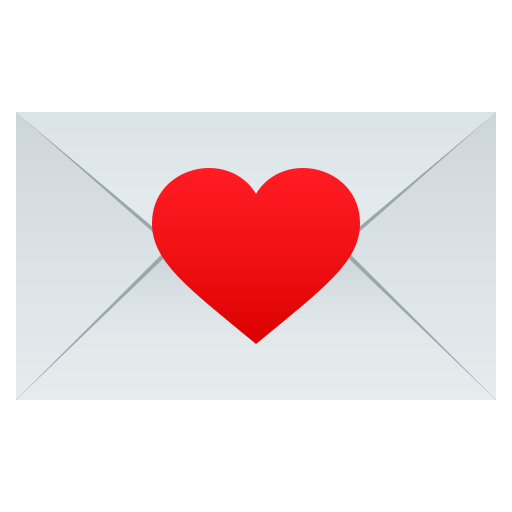 Love Letter as drawn by JoyPixels in 10.0