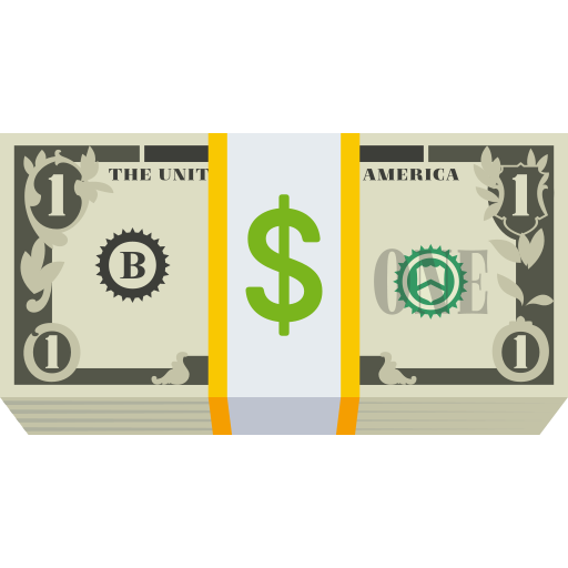 Dollar Banknote as drawn by JoyPixels in 10.0