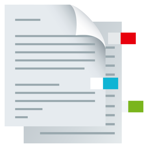 Bookmark Tabs as drawn by JoyPixels in 10.0