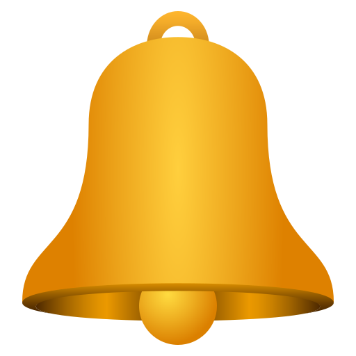 Bell as drawn by JoyPixels in 10.0