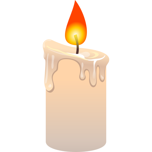 Candle as drawn by JoyPixels in 10.0