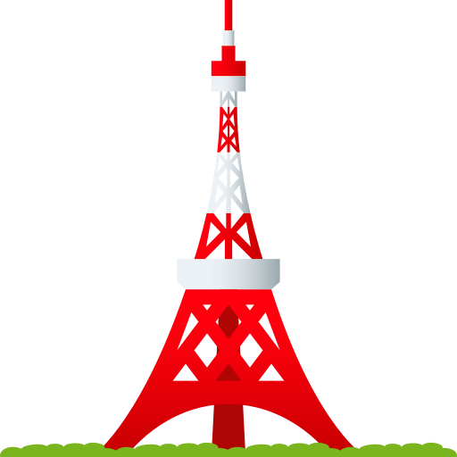 Torre De Tokio as drawn by JoyPixels in 10.0