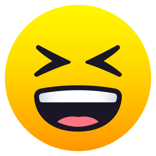 Grinning Squinting Face, the design in this release