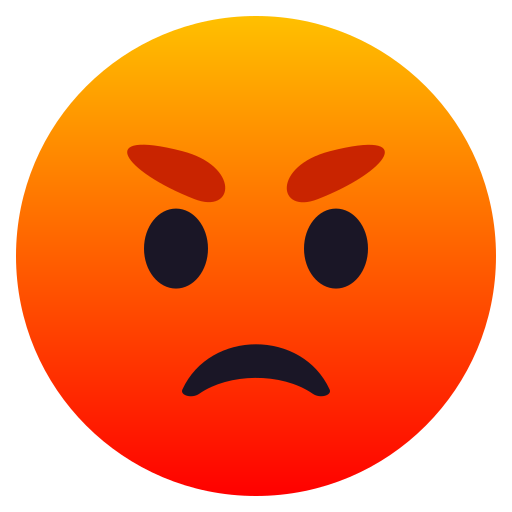 Enraged Face as drawn by JoyPixels in 10.0
