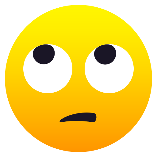Face with Rolling Eyes as drawn by JoyPixels in 10.0