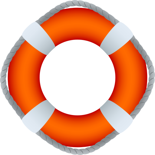Ring Buoy as drawn by JoyPixels in 10.0
