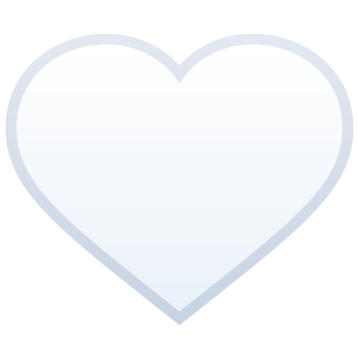 white heart — JoyPixels