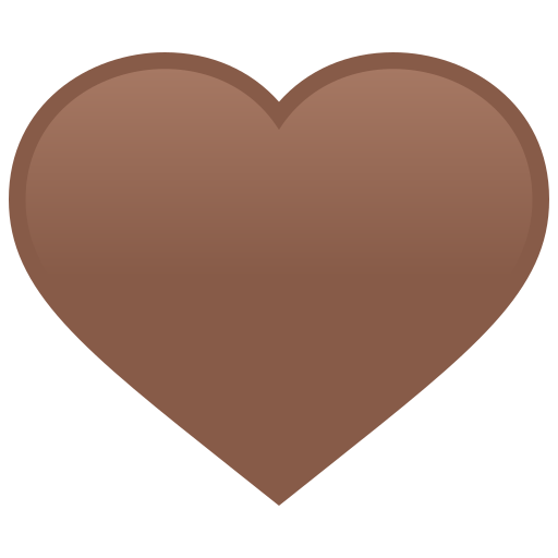 brown heart — JoyPixels