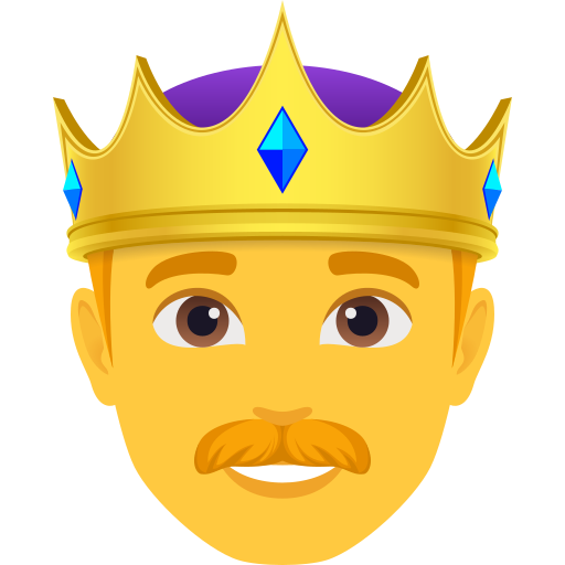 Prince as drawn by JoyPixels in 10.0