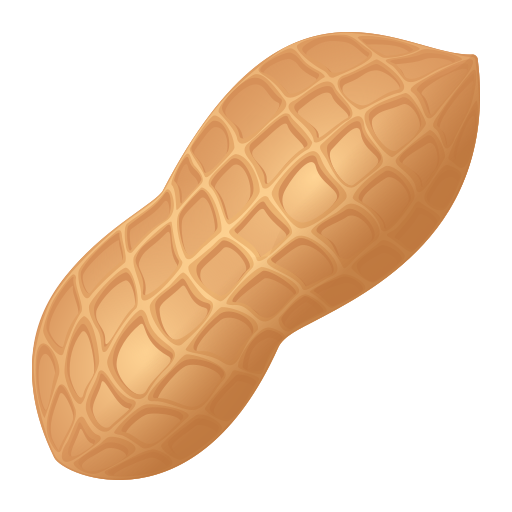 Peanuts as drawn by JoyPixels in 10.0
