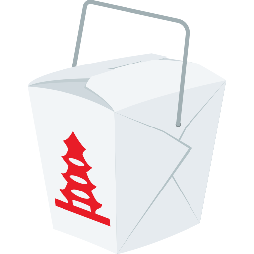 Takeout Box as drawn by JoyPixels in 10.0