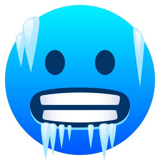 Cold Face as drawn by JoyPixels in 10.0