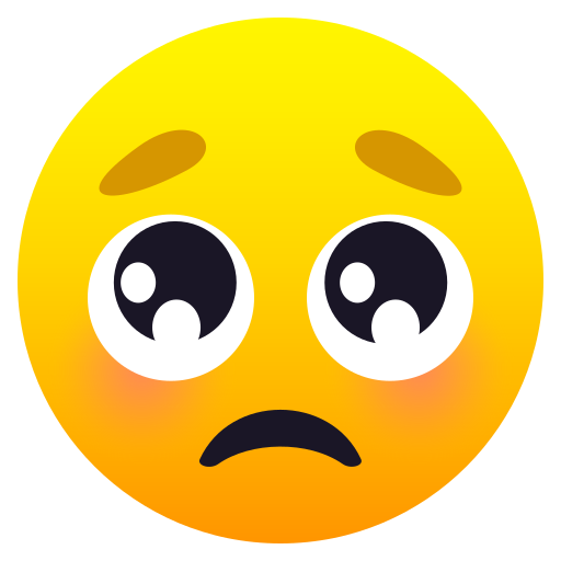 pleading face — JoyPixels
